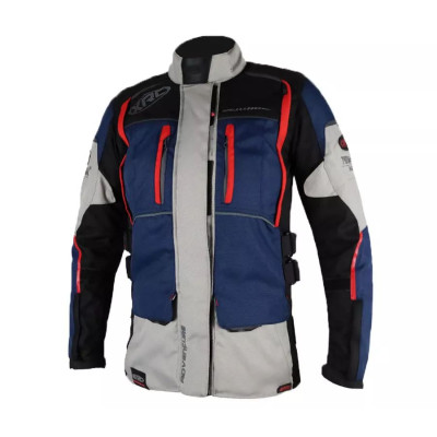Dámská bunda na moto XRC Winkle 2.0 WTP adventure black/grey/blue/red