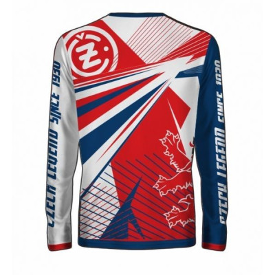 Dres ČZ LOGO SINCE 1930 červeno/modro/bílý 15102-111098