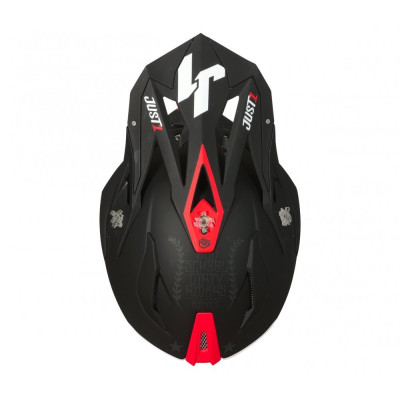 Kšilt JUST1 J18 OLD SCHOOL matný černý