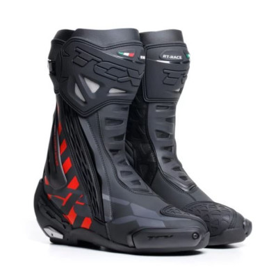 Moto boty TCX RT-RACE černo/černo/červené 2023