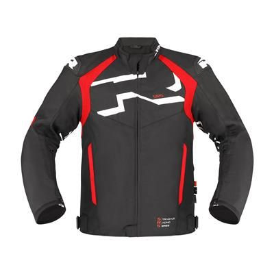 Moto bunda RICHA STRADALE TEX WP bílo/červená