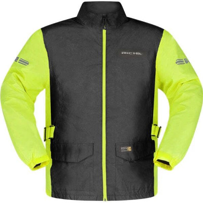 Moto pláštěnka RICHA MONSOON RAINSUIT 2dílná černo/fluo žlutá
