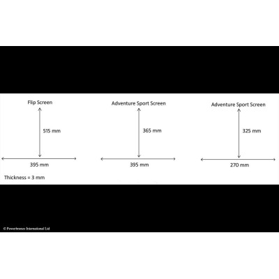 Yamaha MT-10 16-21, FZ-10 16-21 Adventure Sports plexi...
