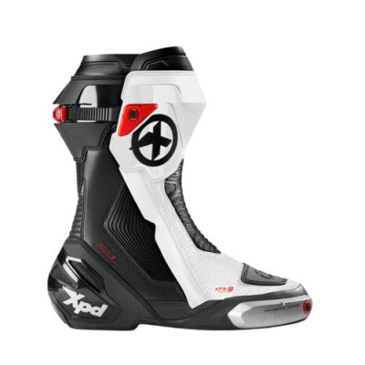 Moto boty XPD XP9-R AIR černo/bílé + DÁREK