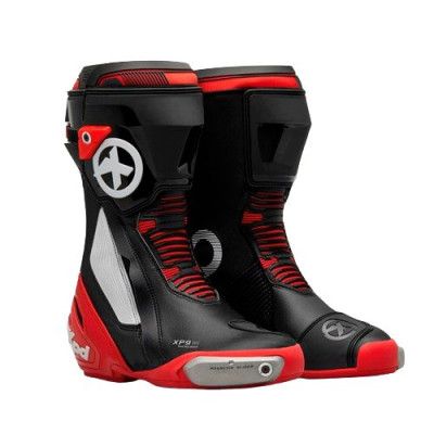 Moto boty XPD XP9-S černo/červené + DÁREK