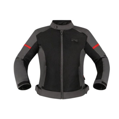 Dámská moto bunda RICHA AUYAN WP šedo/červená