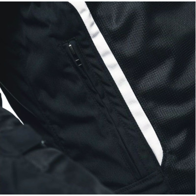 Moto bunda DAINESE AIR FRAME 3 TEX černo/bílá