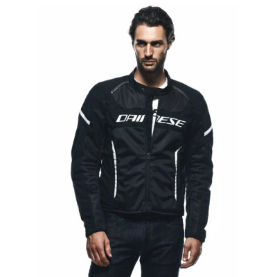 Moto bunda DAINESE AIR FRAME 3 TEX černo/bílá