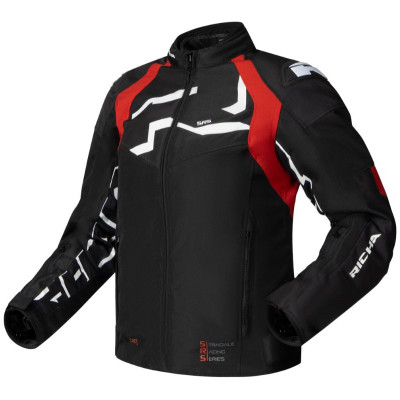 Dámská moto bunda RICHA STRADALE TEX WP černo/červená