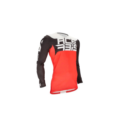 Dres ACERBIS MX J-WINDY ONE VENTED červená/bílá vel. S červená/bílá S