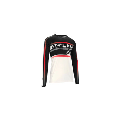 Dres ACERBIS MX LINEAR LUGO bílá/černá bílá/černá M