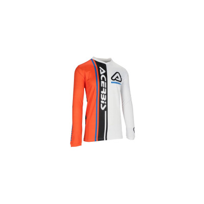 Dres ACERBIS MX J-TRACK INC 2.0 bílá/oranž vel. M bílá/oranž M