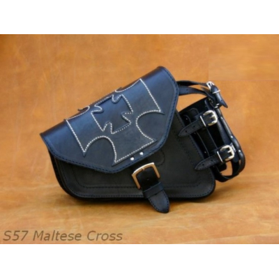 Harley-Davidson Sportster brašna na rám S57 maltézský kříž, černá