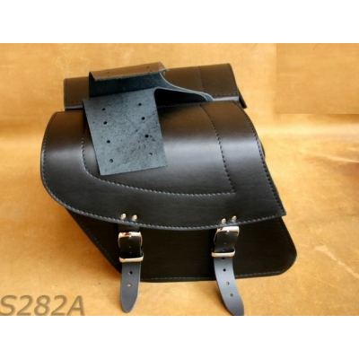 Kožené moto brašny S282 černé, 31x25x15cm