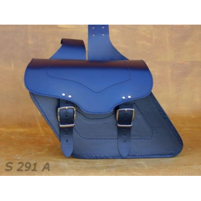 Kožené moto brašny S291 černé, 33x28x17cm
