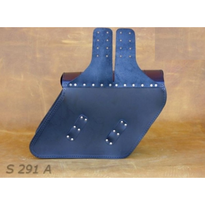 Kožené moto brašny S291 černé, 33x28x17cm