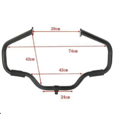 Harley-Davidson Touring 2009-2021 Padací rám černý matný