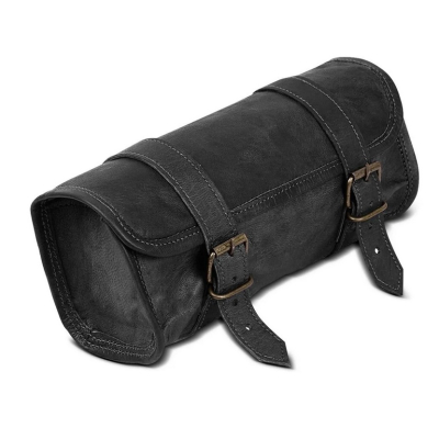 Kožená rolka retro hnědá