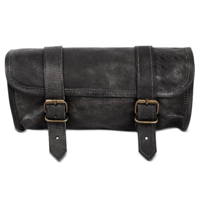 Kožená rolka retro hnědá