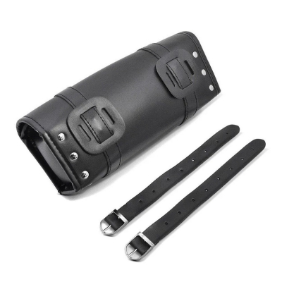 Kožená rolka retro hnědá tmavá