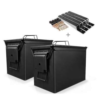 Ammo box - kovové army moto kufry 11L