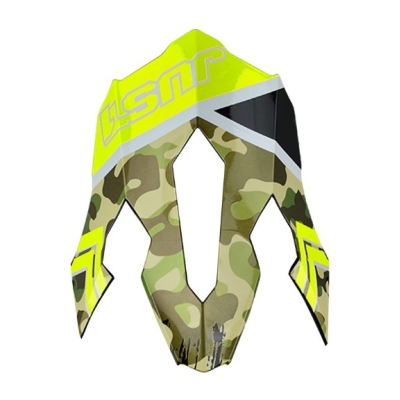 Kšilt JUST1 J12 KOMBAT fluo žlutý