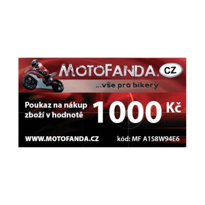 Dárkový poukaz 1000,-Kč