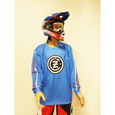 Dres ČZ RETRO modrý 17103-10