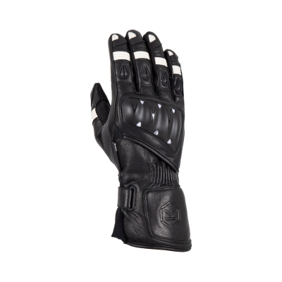 Pánské motocyklové rukavice Knox OULTON černo-bílé