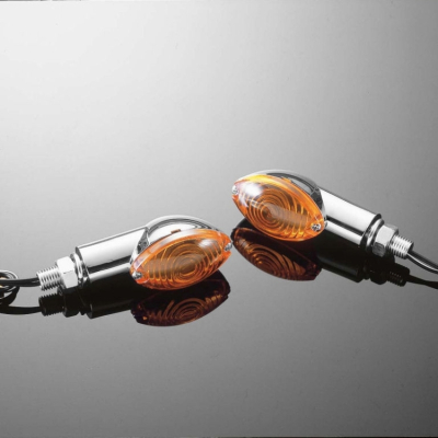 Moto blinkry Highway Hawk CATEYE malé, chrom (2ks)