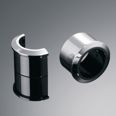 Highway Hawk Montážní redukce 41mm pro blinky s objímkou (HWH 68-621, HWH68-613), chrom (1ks)