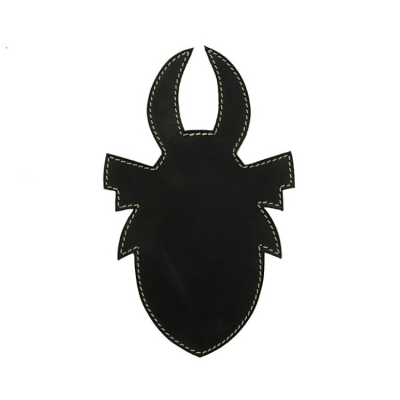 AGEUS Tankpad Custom ROHÁČ, universální, černý/bílé švy, kůže