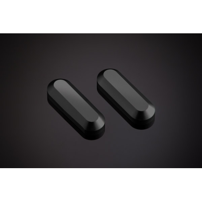 Kryty kapotáže Rizoma po demontáži zrcátek - pro motocykly TRIUMPH Daytona 675, černá (1pár)