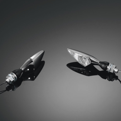 Moto blinkr Highway Hawk NEW MICRO jako pravý přední/levý zadní, E-mark, chrom (1ks)