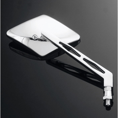 Motocyklové zrcátko Highway Hawk DIAMOND, Pravá strana, chrom (1ks)