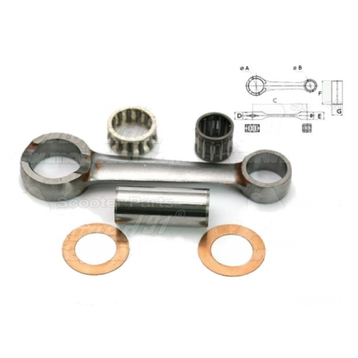 Ojniční sada APRILIA SR 125-150 / GILERA RUNNER FX 125 LC / RUNNER F