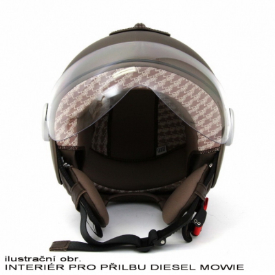 Interiér pro přilbu DIESEL MOWIE vel.M, hnědý