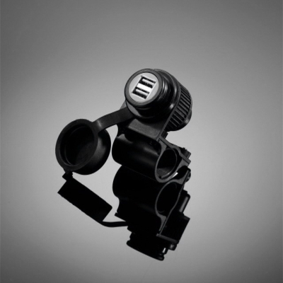 USB zásuvka Highway Hawk na řídítka, 5V 2A