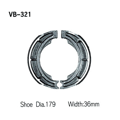 Brzdové pakny VESRAH pro motocykly, zadní