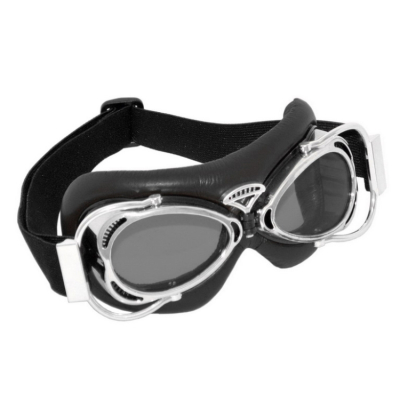 Brýle DAKOTA, černé s chromovanými obroučkami