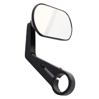 Motocyklové zrcátko Highway Hawk AGILA na řidítka 22/25mm, L/P, černá (1ks)