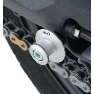 Rolny do kyvné vidlice pro M8 - stříbrná