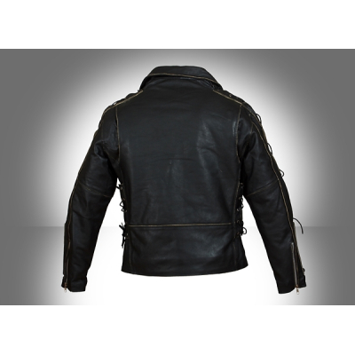 Ultimate Rebel Kožený křivák se šněrováním a kapsami na chrániče