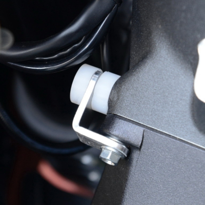 Chrániče dorazů řízení Ducati 899/1199/1299 Panigale, bílé