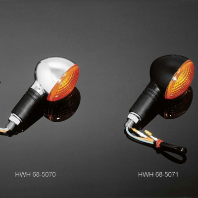 Moto blinkry Highway Hawk CATEYE velké, E-mark, černá (1ks)