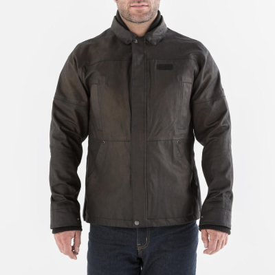 Motocyklová bunda Knox Leonard Wax, hnědá