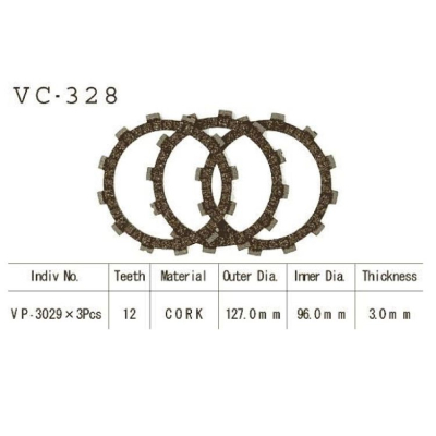 Sada spojkových lamel Ts 50 Er